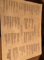 Copper Johns menu