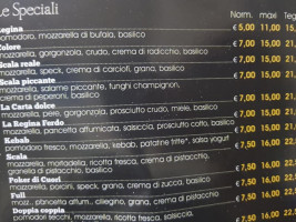 Pizzeria Le 3 Regine Di Salvatore Palazzolo menu