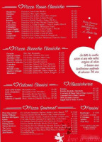 Pizzeria Wine Mon Amour menu