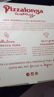 Pizzalonga Away menu