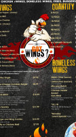 Fairley's Wings More menu