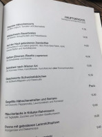 Vleischerei menu