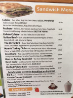 The Garden menu