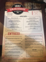 1883 Smokehouse Mobile menu
