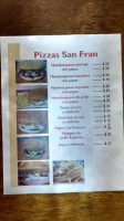 San Fran Pizzas food