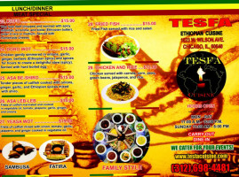 Tesfa Ethiopian Cuisine food