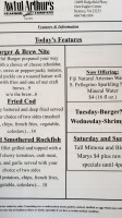 Awful Arthurs Seafood Co. Raw Bar Restaurant Henrico menu