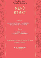 Tenuta Solicara menu