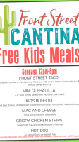 Front Street Cantina menu