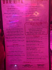 Rita menu