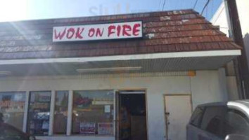 Wok on Fire outside