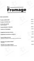 La Creperie - Le Raccard menu