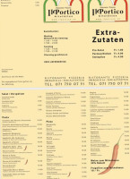 Il Portico menu