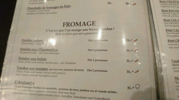 Carrefour menu