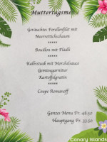 Felsenburg menu