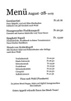 Bösch menu