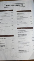 Wilhelm Tell menu