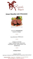 Restaurant Rössli Balgach menu