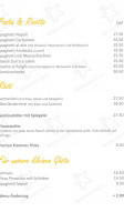 Restaurant Pizzeria Sunneberg menu