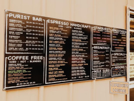 Black And Tan Coffee Co. menu