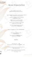 Georges Wenger menu