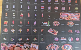 Gigi Sushi Bar Restaurant Take-Away menu