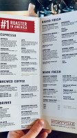 Storyville Coffee Pike Place menu