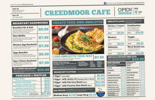 Creedmoor Cafe menu