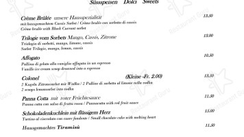 Restaurant Albula food