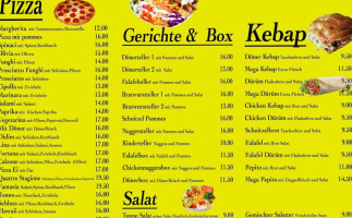 Restaurant Kebap Schloss menu