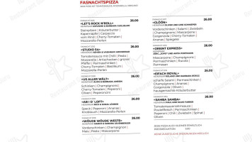 Schweizerheim menu