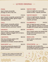 Piccola Italia menu