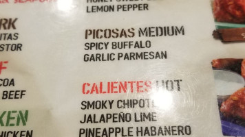 Ojos Locos Sports Cantina Arlington menu