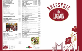 Brasserie du Lignon menu