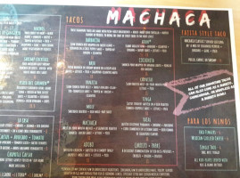 Machaca menu