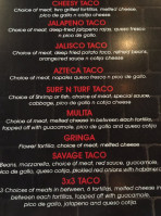 Tacos N Miches menu