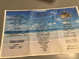 El Pantano Marisqueria menu