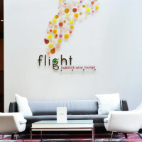 Flight Martini And Wine Lounge food