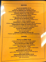 Los Aventureros Llc menu