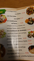 Tacos Los Campesinos menu