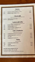 Čertovska Koliba menu