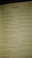 Royal Pizzerija menu