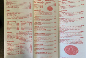 Golden House menu