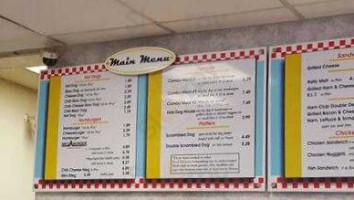 Nu-way Weiners menu
