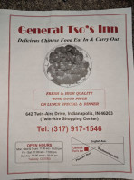 General Tso's Inn menu