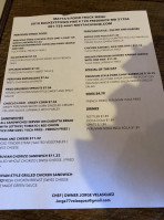 Milkhouse Brewery menu