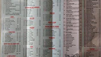 Feng Ye menu