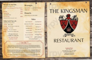 Kingsman Que Brew menu