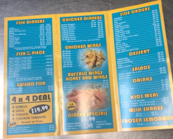 Sharks Fish Chicken menu