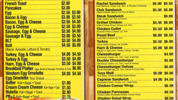 Santa Barbara Deli Corp menu